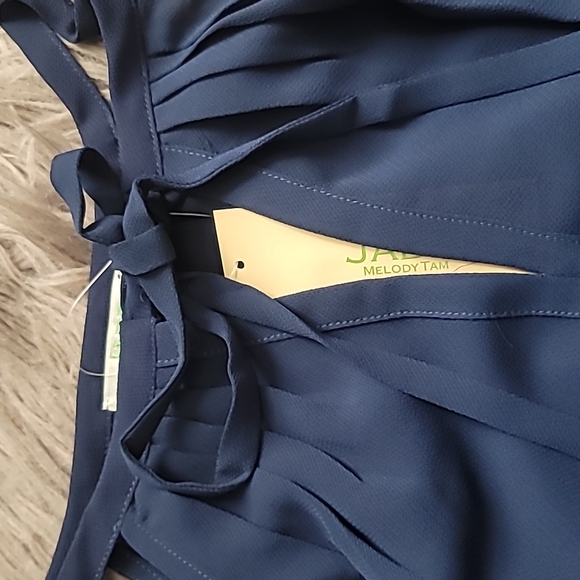 Halter Top Navy Blue - Picture 3 of 12